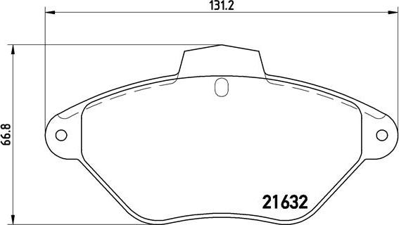 Brembo P 61 053 - Kit pastiglie freno, Freno a disco autozon.pro