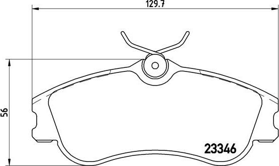 Brembo P 61 069 - Kit pastiglie freno, Freno a disco autozon.pro