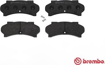 Brembo P 61 011 - Kit pastiglie freno, Freno a disco autozon.pro