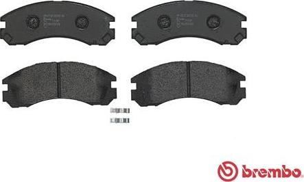 Brembo P 61 089 - Kit pastiglie freno, Freno a disco autozon.pro