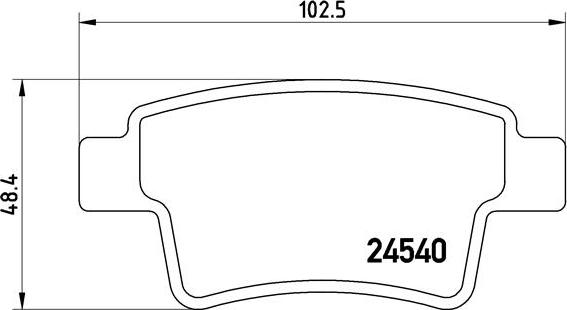 Brembo P 61 085 - Kit pastiglie freno, Freno a disco autozon.pro