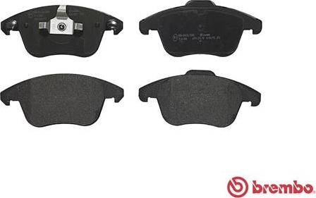 Brembo P 61 086 - Kit pastiglie freno, Freno a disco autozon.pro