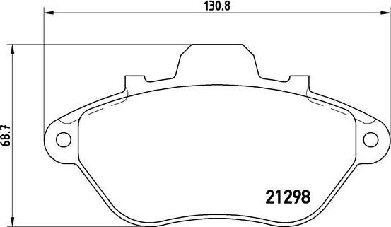 Brembo P 61 039 - Kit pastiglie freno, Freno a disco autozon.pro