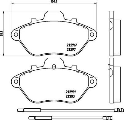 Valeo 597117 - Kit pastiglie freno, Freno a disco autozon.pro