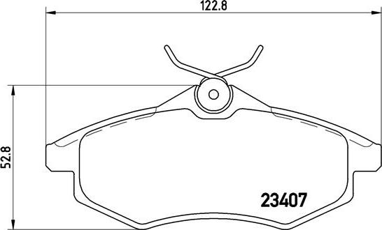 Brembo P 61 074 - Kit pastiglie freno, Freno a disco autozon.pro