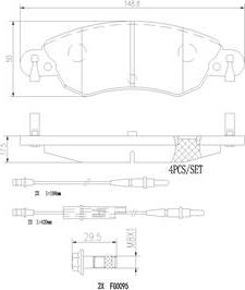 Brembo P61070N - Kit pastiglie freno, Freno a disco autozon.pro