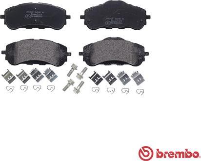 Brembo P 61 120 - Kit pastiglie freno, Freno a disco autozon.pro