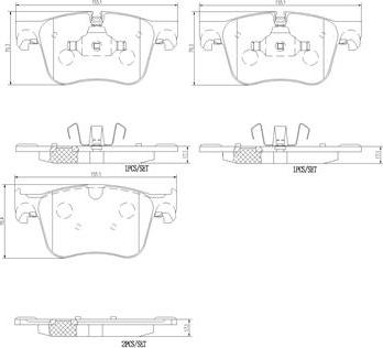 Brembo P61127N - Kit pastiglie freno, Freno a disco autozon.pro