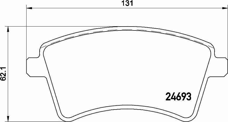 Brembo P 68 044E - Kit pastiglie freno, Freno a disco autozon.pro