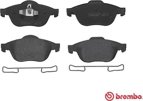 Brembo P 68 040 - Kit pastiglie freno, Freno a disco autozon.pro