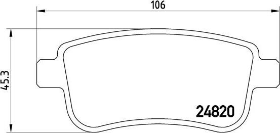 Brembo P 68 041 - Kit pastiglie freno, Freno a disco autozon.pro