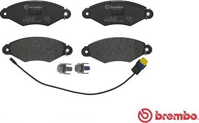 Brembo P 68 042 - Kit pastiglie freno, Freno a disco autozon.pro