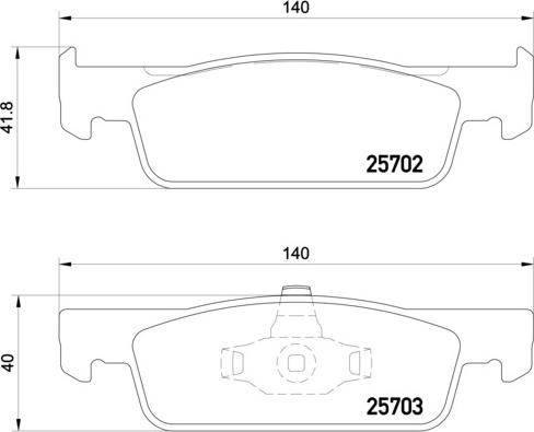 Brembo P 68 059X - Kit pastiglie freno, Freno a disco autozon.pro