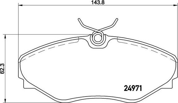 Brembo P 68 055 - Kit pastiglie freno, Freno a disco autozon.pro