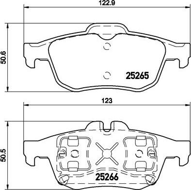 Brembo P 68 057 - Kit pastiglie freno, Freno a disco autozon.pro