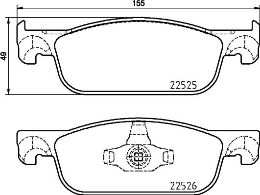 Brembo P 68 065X - Kit pastiglie freno, Freno a disco autozon.pro