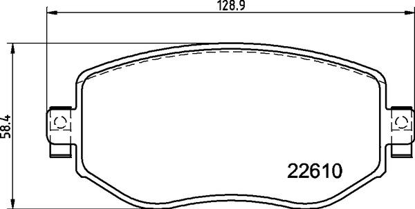 Brembo P 68 068 - Kit pastiglie freno, Freno a disco autozon.pro