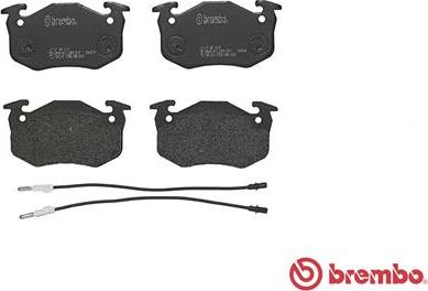 Brembo P 68 015 - Kit pastiglie freno, Freno a disco autozon.pro