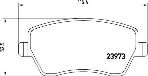 Brembo P 68 033X - Kit pastiglie freno, Freno a disco autozon.pro