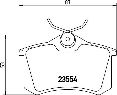 Brembo P 68 024 - Kit pastiglie freno, Freno a disco autozon.pro