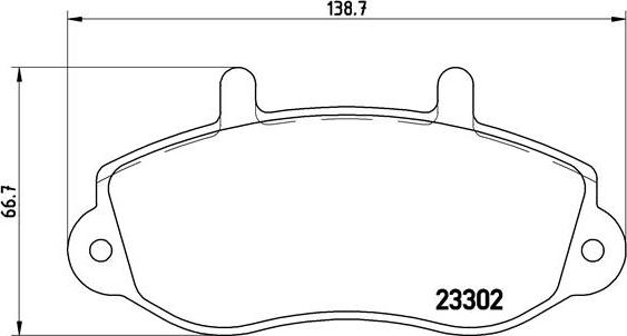 Brembo P 68 025 - Kit pastiglie freno, Freno a disco autozon.pro