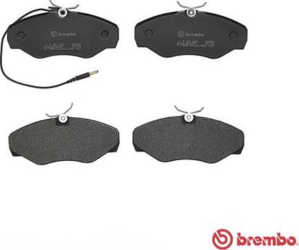 Brembo P 68 026 - Kit pastiglie freno, Freno a disco autozon.pro