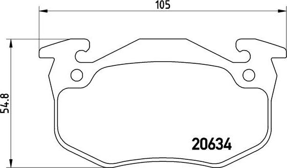 Brembo P 68 020 - Kit pastiglie freno, Freno a disco autozon.pro