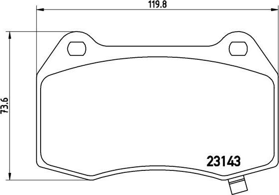 Brembo P 09 003 - Kit pastiglie freno, Freno a disco autozon.pro