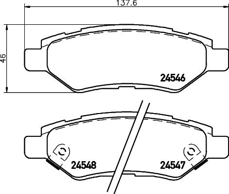 Brembo P 09 014 - Kit pastiglie freno, Freno a disco autozon.pro