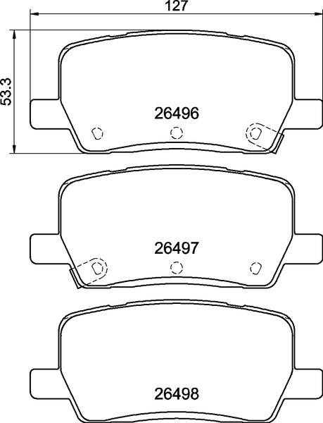 Brembo P 09 032 - Kit pastiglie freno, Freno a disco autozon.pro