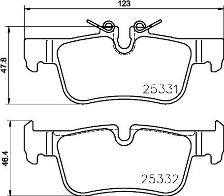 Brembo P 06 094 - Kit pastiglie freno, Freno a disco autozon.pro