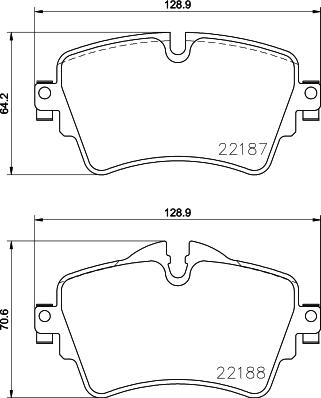 Brembo P 06 092 - Kit pastiglie freno, Freno a disco autozon.pro