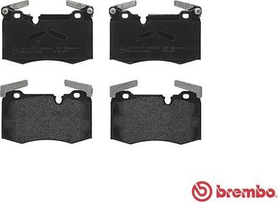 Brembo P 06 068 - Kit pastiglie freno, Freno a disco autozon.pro