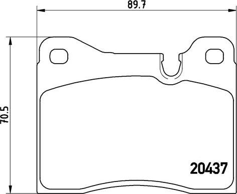 Brembo P06002N - Kit pastiglie freno, Freno a disco autozon.pro