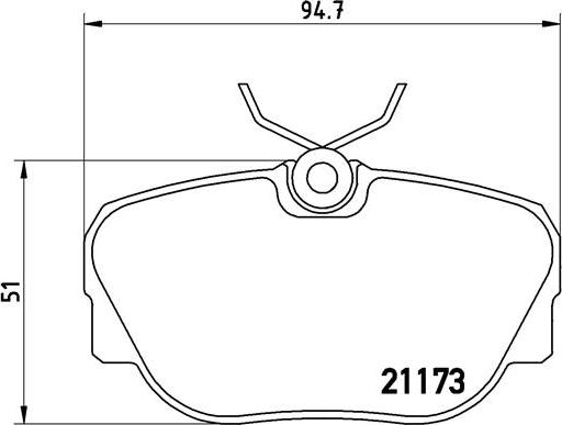 Brembo P 06 010 - Kit pastiglie freno, Freno a disco autozon.pro