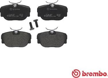 Brembo P 06 010 - Kit pastiglie freno, Freno a disco autozon.pro