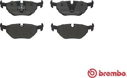 Brembo P 06 011 - Kit pastiglie freno, Freno a disco autozon.pro