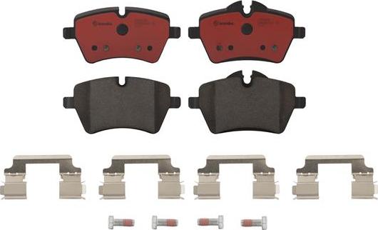 Brembo P06086N - Kit pastiglie freno, Freno a disco autozon.pro