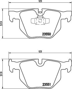 Brembo P 06 039 - Kit pastiglie freno, Freno a disco autozon.pro