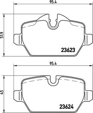 Brembo P 06 037X - Kit pastiglie freno, Freno a disco autozon.pro