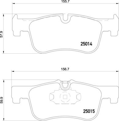 Brembo P 06 078 - Kit pastiglie freno, Freno a disco autozon.pro