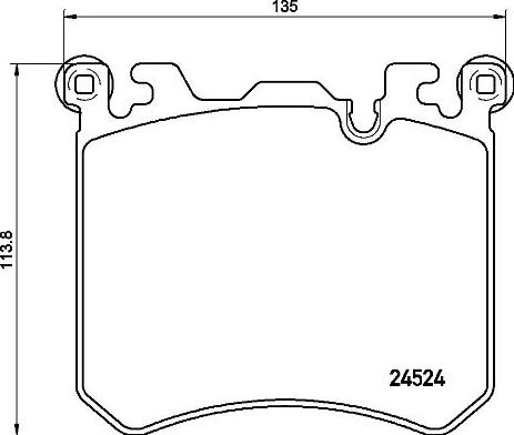 Brembo P 06 077 - Kit pastiglie freno, Freno a disco autozon.pro