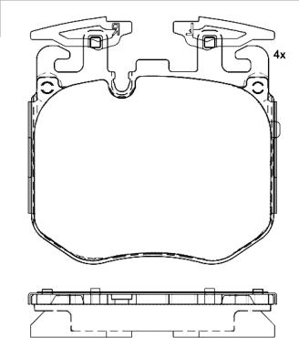 ATE 604896 - Kit pastiglie freno, Freno a disco autozon.pro