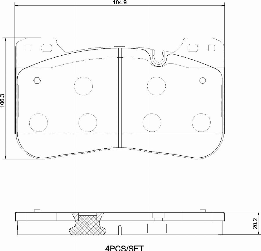 Brembo P06100N - Kit pastiglie freno, Freno a disco autozon.pro