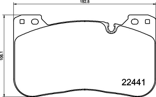 Brembo P 06 100 - Kit pastiglie freno, Freno a disco autozon.pro