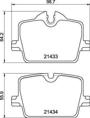 Brembo P 06 114 - Kit pastiglie freno, Freno a disco autozon.pro