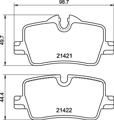 Brembo P 06 113 - Kit pastiglie freno, Freno a disco autozon.pro