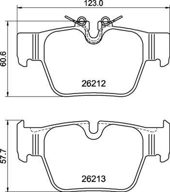 Brembo P 06 117 - Kit pastiglie freno, Freno a disco autozon.pro