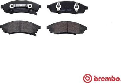 Brembo P 07 003 - Kit pastiglie freno, Freno a disco autozon.pro