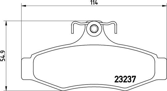 Brembo P 15 005 - Kit pastiglie freno, Freno a disco autozon.pro